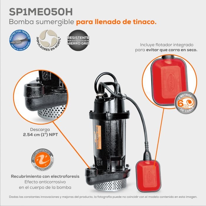 Bomba sumergible 3/4Hp. 4 Pisos. - Image 2