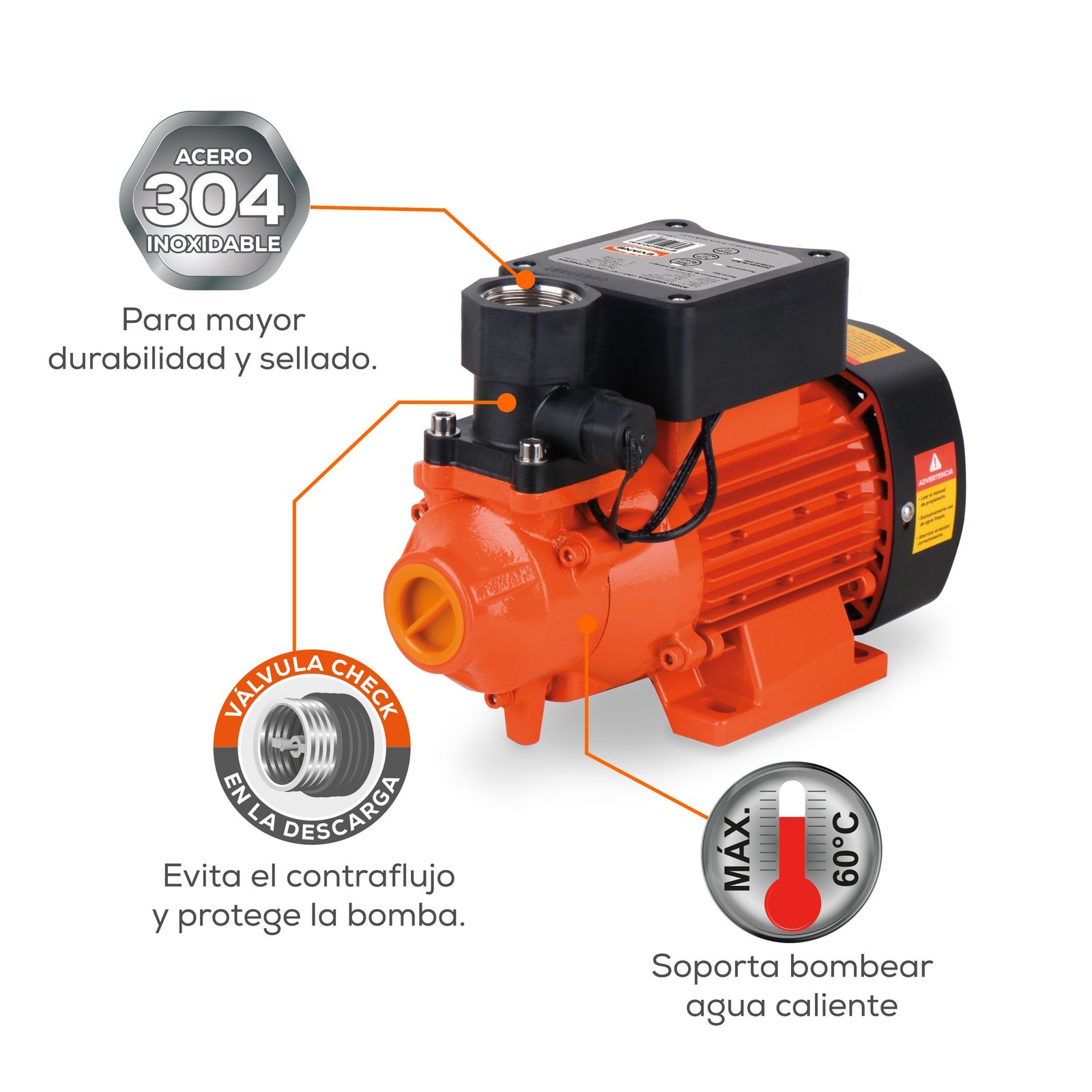 Bomba Evans 1/2Hp automática - Image 2