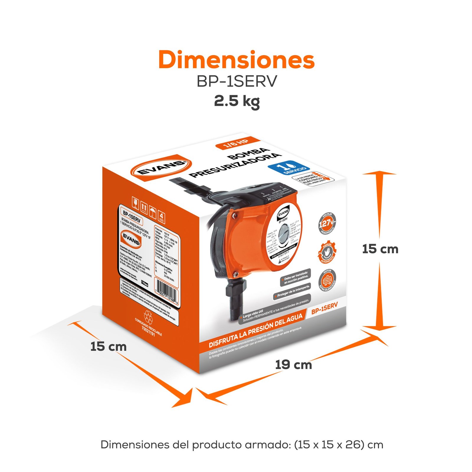 Bomba presurizadora 1 servicio. - Image 5